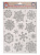 Оконное украшение Серебряные кристаллики из ПВХ пленки (крепится посредством статического эффекта) с раскраской на картонной подложк 000000000001191191