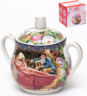 Сахарница фарфор 450мл подарочная упаковка МАДОННА 156-01026 000000000001195496