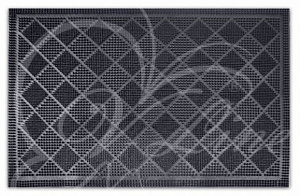 Коврик придверный 60х90см ВИЛИНА Pin 100% резина 68490 000000000001204134