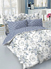 Комплект постельного белья Евро LUCKY Райский сад 2наволочки 50х70см + 2наволочки 70х70см сатин 100% хлопок