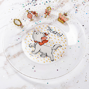 КОШКА МАРИ Тарелка десертная 19,6см ОСЗ Симпатия стекло 000000000001212438