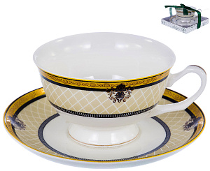 Пара чайная 250мл/блюдце BALSFORD Маркиза Аглая подарочная упаковка фарфор 000000000001193935