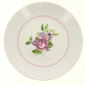 Тарелка десертная Соната 22см Кантри горох розовый KRG-060 000000000001174908