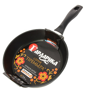 Сковорода 24см ГАРДАРИКА Премьера литой алюминий 000000000001154933