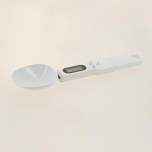 Весы кухонные LUAZON HOME LV-507 до0,5кг электронные белые пластик 1677901 000000000001180051