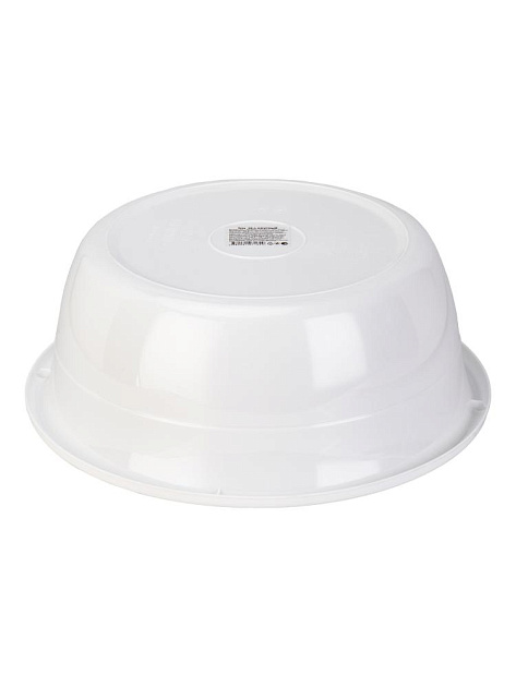 Таз 15л круглый белый полиэтилен 000000000001227313