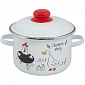 Кастрюля 2л FOOD ATELIER Chickens’stories цилиндрическая форма эмаль