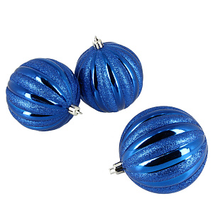 Набор елочных шаров Мандарин Посуда Центр, 8 см, 3 шт. 000000000001161783