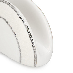 Салфетница Анжелика с серебром фарфор 000000000001219773