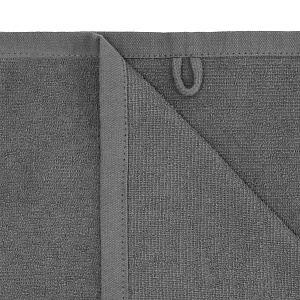 Полотенце махровое 30х50см СОФТИ Фора серый хлопок 100% 000000000001219543