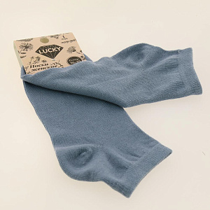 Носки женские р.36-39/23-25 LUCKY заниженные классика 72%хлопок 26%полиэстер 000000000001184370