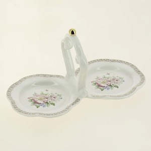 Набор для специй 3шт BALSFORD МЭРИДИТ (солонка/перечница/подставка) подарочная упаковка фарфор 000000000001206176