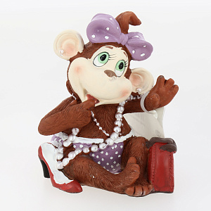 ФИГУРКА ОБЕЗЬЯНКА-МОДНИЦА 100-275 000000000001135023