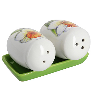 Набор для специй ЧУДОДОМ Нарцисс, фарфор, 2 предмета,  L2520300 000000000001060661