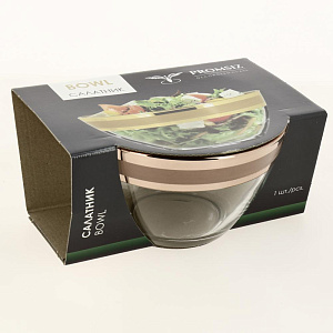 Салатник 19см ПРОМСИЗ Ампир Рубин стекло 000000000001200664