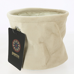 Органайзер для хранения 16x13см DE'NASTIA золотой велюр полиэстер 000000000001210424