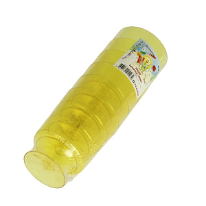 Набор одноразовых пластиковых бокалов, 200мл, пластик, 6 шт. 000000000001005854