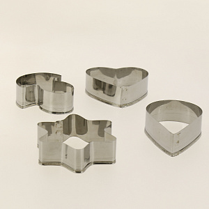 Набор форм для печенья 4шт FORA Сердце 000000000001197105