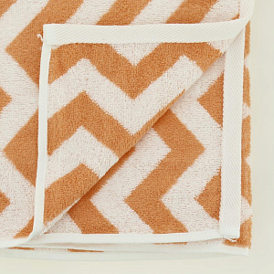 Полотенце 70х130см CLEANELLY Спезатта махровое Плотность 460гр бежевое пестроткань 100% хлопок 000000000001206889