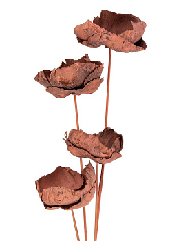 Сухоцветы 15x10x70см DE'NASTIA Борассус микс цветов 000000000001228197