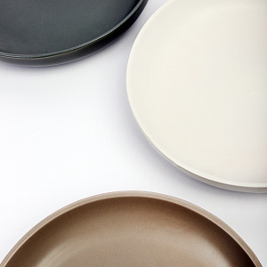 Салатник 23см белый/серый/коричневый глазурованная керамика 000000000001213944