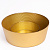 Салатник 13см GLASSCOM прямые бортики золото стекло 000000000001211817