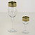 Набор 12 предметов ПРОМСИЗ Золотой карат (шампанское + водка) стекло 000000000001190680