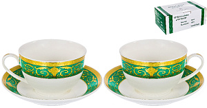 Набор чайный 4 шт фарфор2чашки240мл/2блюдца подарочная упаковка Эстелла Balsford 123-16006 000000000001197863