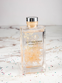 Диффузор для ароматизации помещений с палочками 150мл Цветы стекло 000000000001210780