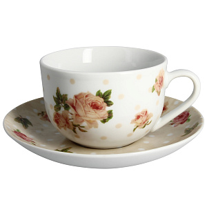 Чайный набор Шебби Коралл, 220мл, 12 предметов 000000000001132347