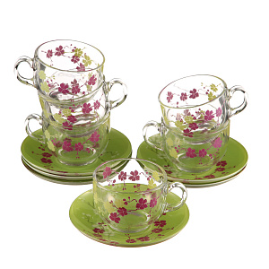 Чайный набор Kashima Green Luminarc, 220мл, 12 предметов 000000000001005488