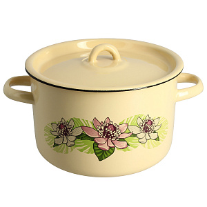 Набор посуды СТАЛЬЭМАЛЬ (2,9л+3,9л+7л) цилиндрическая форма эмалированная сталь 000000000001114770