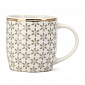 Кружка 350мл Орнамент серый керамика