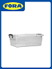 Контейнер для хранения 3,8л FORA прямоугольный с клипсами полипропилен