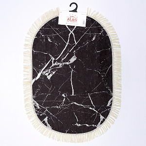 Набор ковриков 2шт (60х100см, 50х60см) ALAS EV TEKSTIL овальные полиэстер 000000000001212095