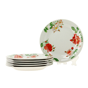 Столовый набор Цветы Estetica, 18 предметов 000000000001170359