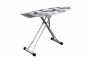 Доска гладильная 120х44см PERILLA Лиана подставка под утюг розетка удлинитель гладильная поверхность-металл чехол с антипригарным покрытием 000000000001205946