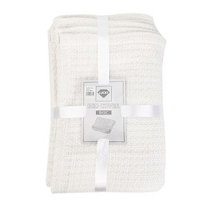 Плед 150х200см LUCKY BASIC белый хлопок-100% 000000000001214672