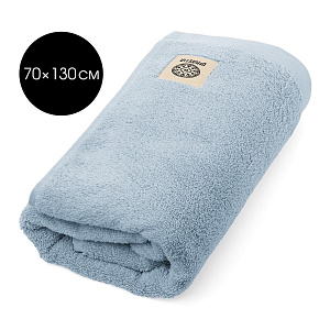Полотенце 70х130см DE'NASTIA SOFT COLLECTION голубой хлопок-100% 000000000001216103