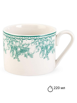 Пара чайная 220мл Цветы-2 подарочная упаковка фарфор 000000000001228620