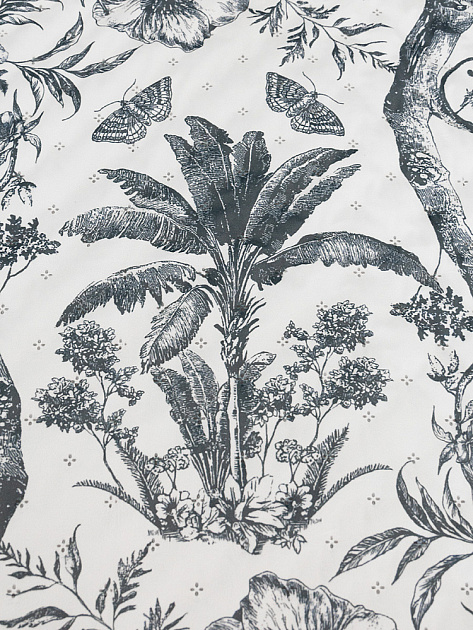 Покрывало 220x240см DE'NASTIA Tiger белый/серый полиэстер 000000000001230718