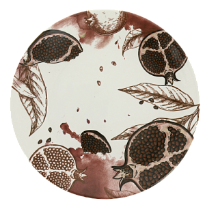 Тарелка обеденная 26см LUCKY Гранат керамика 000000000001208740