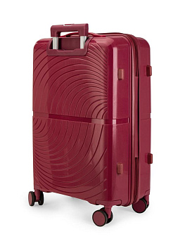 Чемодан на колесах L абстракция отделом красный PP 000000000001226569