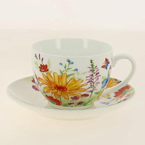 Набор чайный 12 предметов (чашка 300мл-6шт/блюдце-6шт) M25300 000000000001192122