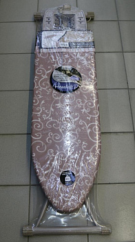 Доска гладильная 120х40смНИКА Haushalt ornament. Подставка под утюг.Розетка с удлинителем1,9м.Гладильная поверхность-термостойкий пластик чехол-хлопок 000000000001205065