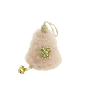 Декоративное украшение Колокольчик 10см DARLENS розовый 000000000001209883