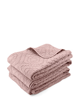 Покрывало DE'NASTIA Пиксель двустороннее 240х240см 100%Полиэстер розовый U000151 000000000001199211