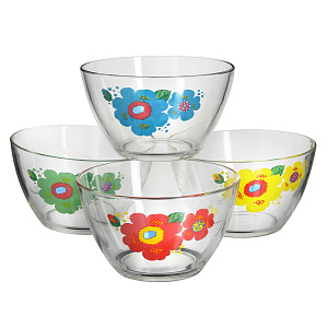 Салатник Яркие цветы, 19 см 000000000001139670