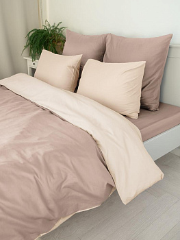 Наволочки 2шт 50x70см DE'NASTIA NEW сатин молочный хлопок 000000000001215752