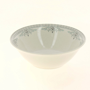 Салатник 650мл ПОСУДА №3209 бирюза фарфор 000000000001177545